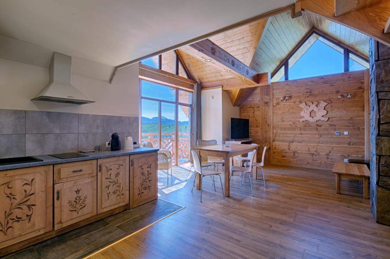 Tatrzanskie Echo Domki Regionalne Z Dwoma Lazienkami, Placem Zabaw I Przepieknym Widokiem Na Tatry Βίλα Ζακοπάνε Εξωτερικό φωτογραφία
